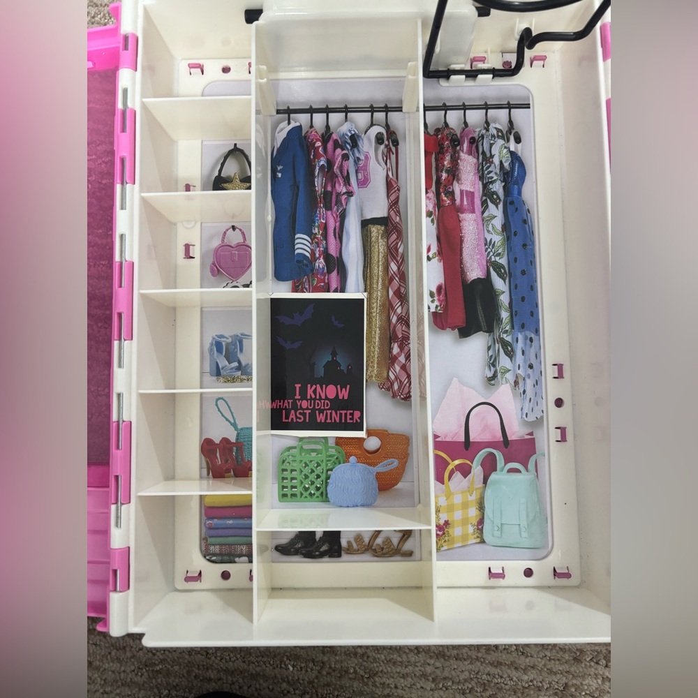 Barbie Pink and White Fashion Closet - Picture 2 of 9